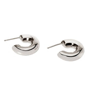 Mabina Orecchini chunky a cerchio aperto in argento 563841